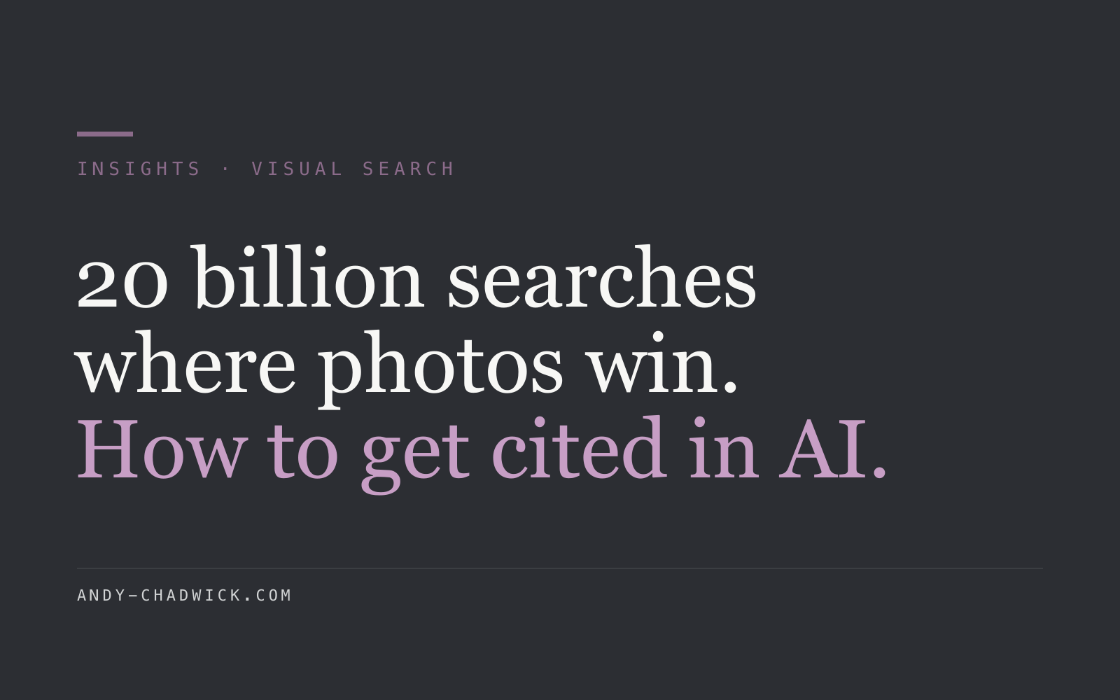 Google patented a way of answering questions where the best article loses to the best photo