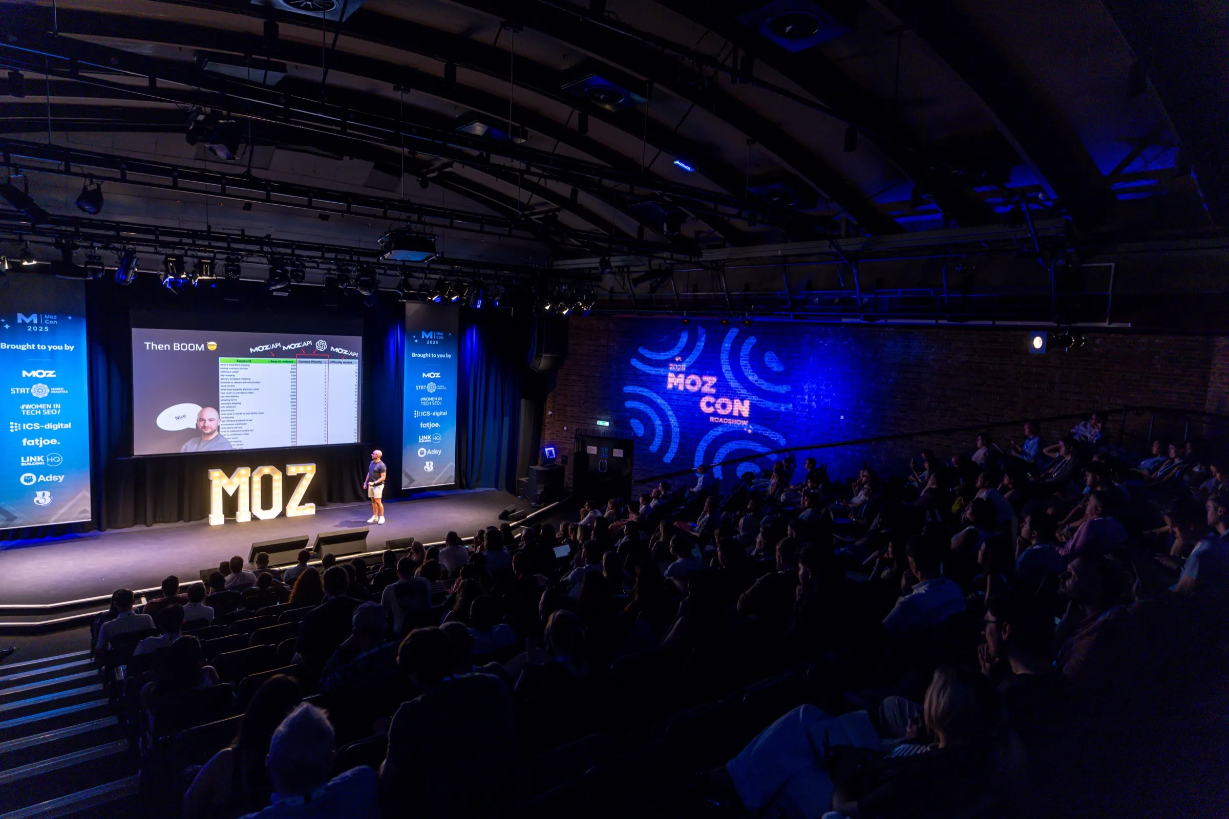 Andy Chadwick speaking at a conference