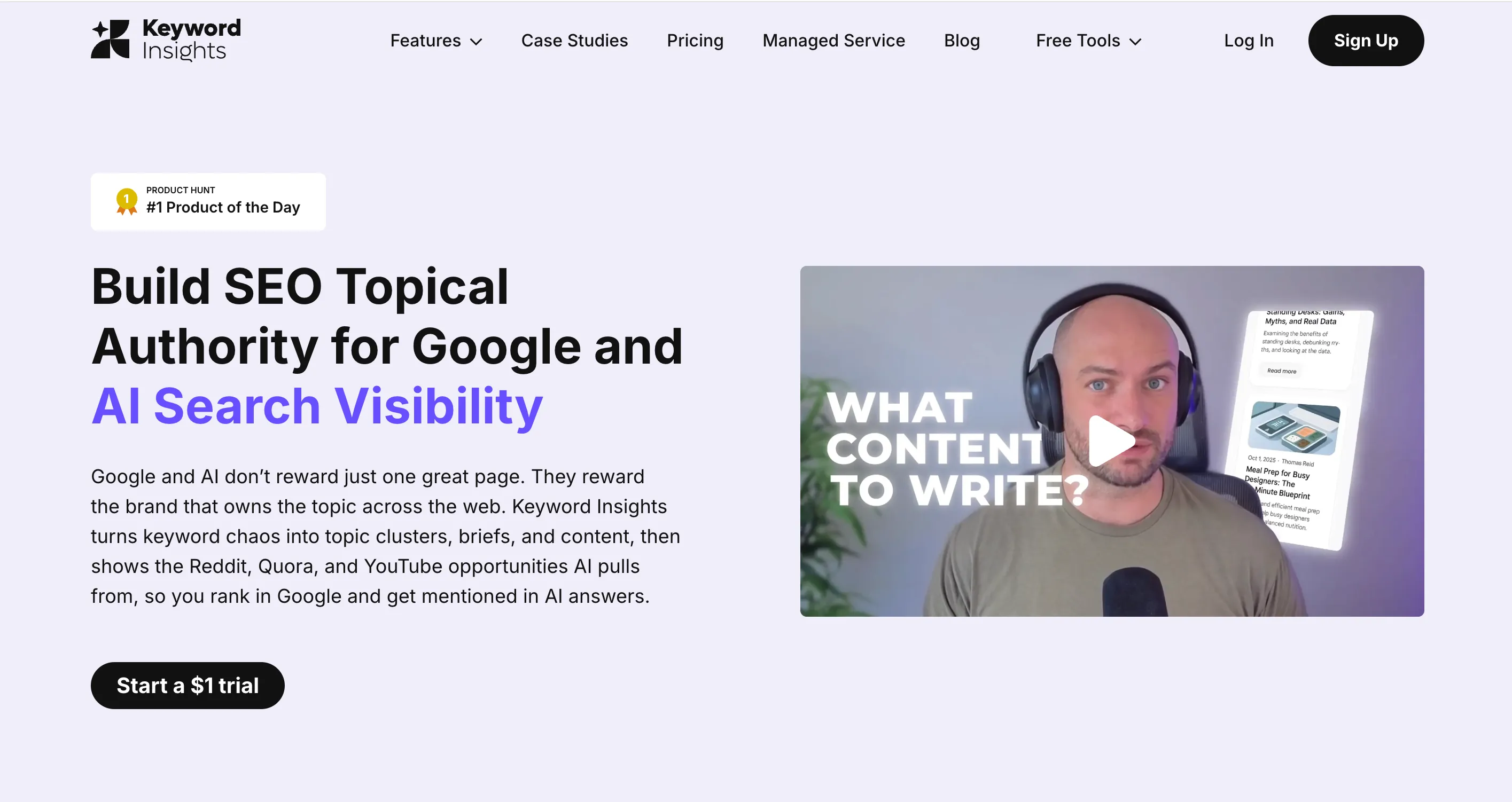 The Keyword Insights product