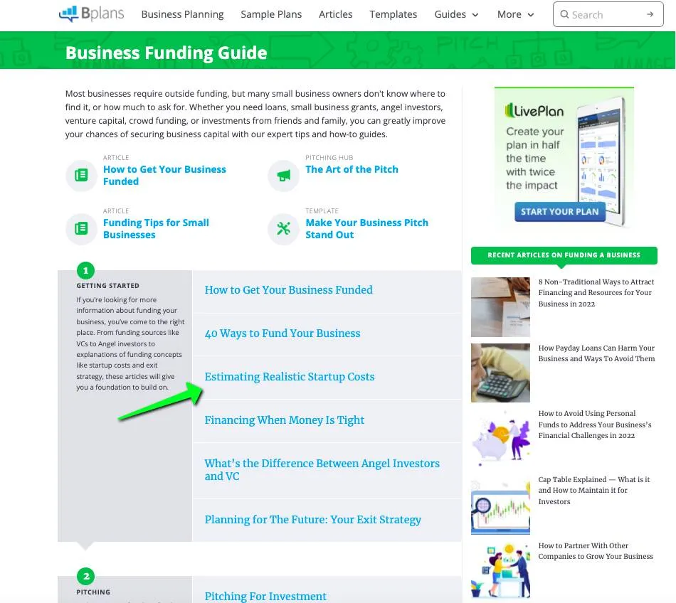 estimating costs hub 2