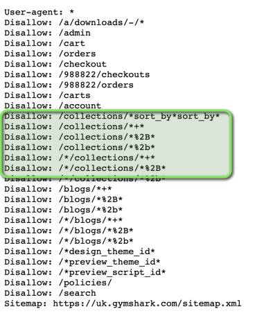 Shopify robots txt